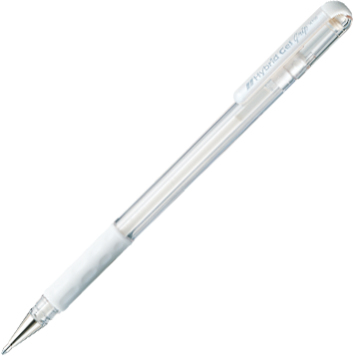 Pentel K118-LW Gelstift Fettdruck Weiß 1 Stück(e)