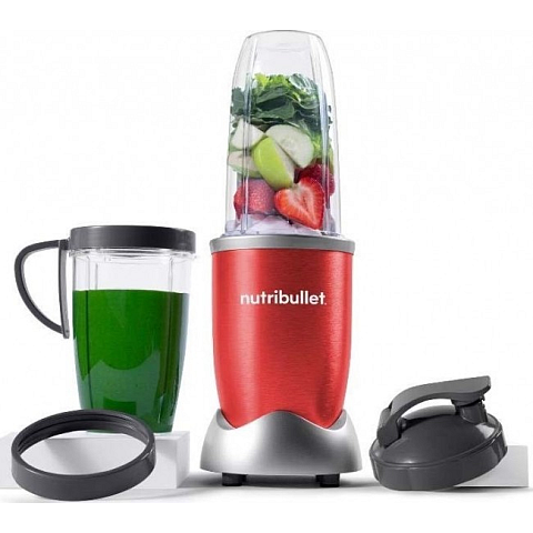 NutriBullet NB907R 0,9 l Kochmixer 900 W Rot, Silber