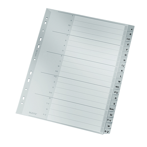 Leitz Register A-Z, Plastik
