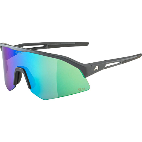 Alpina Sonic HR Q-LIte Multisportbrille Mann Halbrandlos Schwarz