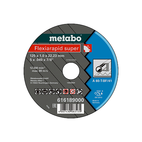 Metabo 616191000 Winkelschleifer-Zubehör Schneidedisk