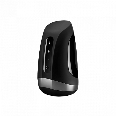 Satisfyer SAM103 Männlicher Masturbator Schwarz Acrylnitril-Butadien-Styrol (ABS), Silikon