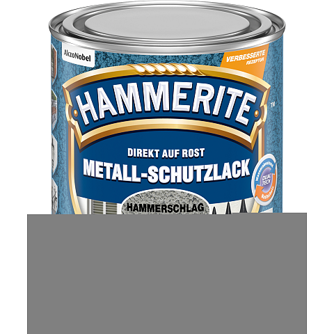 Hammerite Metall-Schutzlack Hammerschlag Dunkelgrau 0,75 l