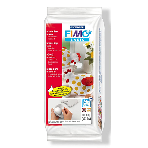 Staedtler FIMO air basic 8101 Modellierton 1 kg Weiß 1 Stück(e)