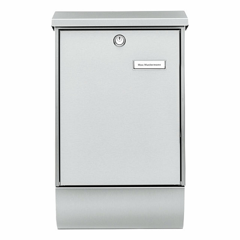 BURG-WÄCHTER Oslo-Set 37670 NI Briefkasten Edelstahl Wandmontierter Briefkasten