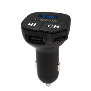 LogiLink FM0004 FM-Transmitter 87,5 - 108 MHz Schwarz