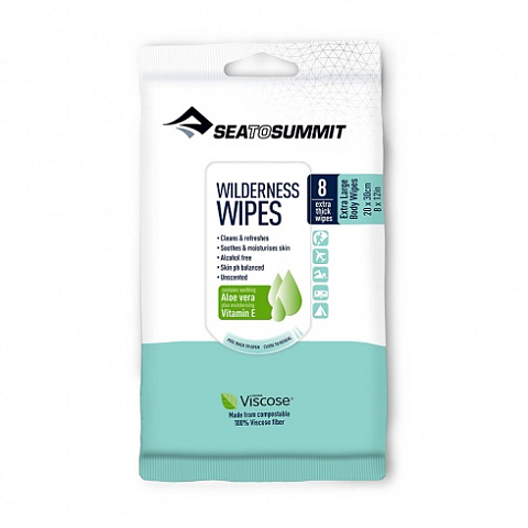 Sea To Summit AWWXL Serviette 8 Stück(e) Weiß Viskose