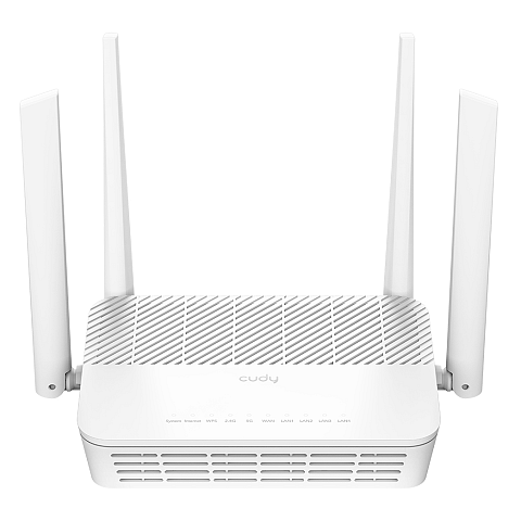 Cudy AX3000 WLAN-Router Gigabit Ethernet Dual-Band (2,4 GHz/5 GHz) Weiß