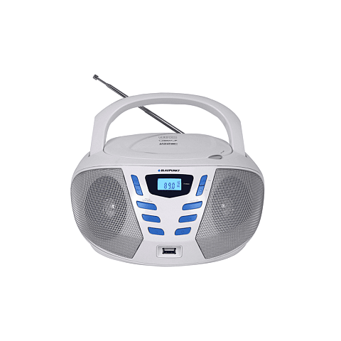 Blaupunkt BB7-WH Tragbares Stereosystem Digital 2,4 W FM Grau Playback MP3