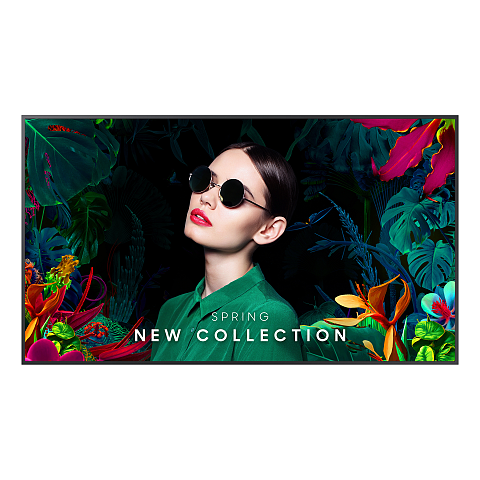 Samsung QM75C Digital Signage Flachbildschirm 190,5 cm (75") LCD WLAN 500 cd/m² 4K Ultra HD Schwarz Tizen 24/7