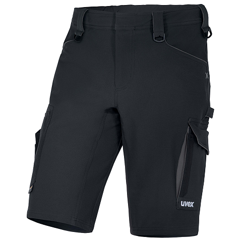 Uvex 8878911 Arbeitskleidung Shorts Schwarz