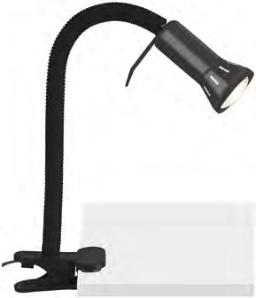 Brilliant Flex Tischleuchte E14 LED Schwarz, Weiß