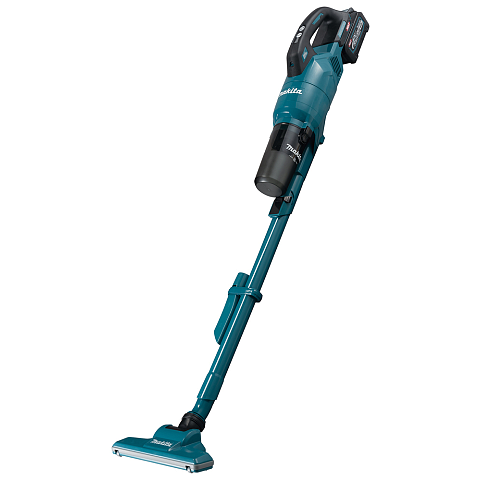 Makita CL003GZ Stabstaubsauger/Elektrischer Besen Akku Trocken Beutellos 0,25 l Blau 2,5 Ah
