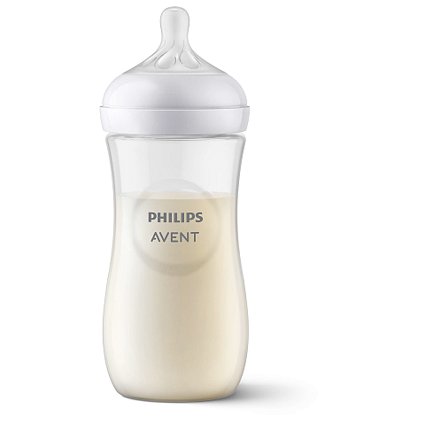 Philips AVENT Natural Response SCY906/01 Babyflasche 330ml, Sauger 4, schnelle Durchflussrate