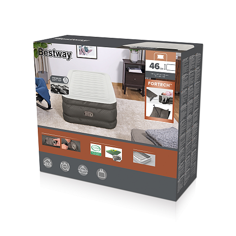 Bestway 69048 / 23 Luftmatratze Einzelmatratze Grau, Weiß Unisex