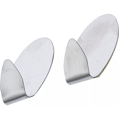BGS technic Stainless Steel Adhesive Hooks