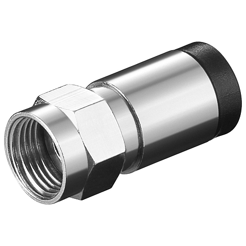 Goobay 12269 Koaxialstecker F-Typ 100 Stück(e)