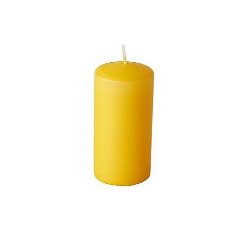 Papstar 17986 Wachskerze Zylinder Gelb 8 Stück(e)