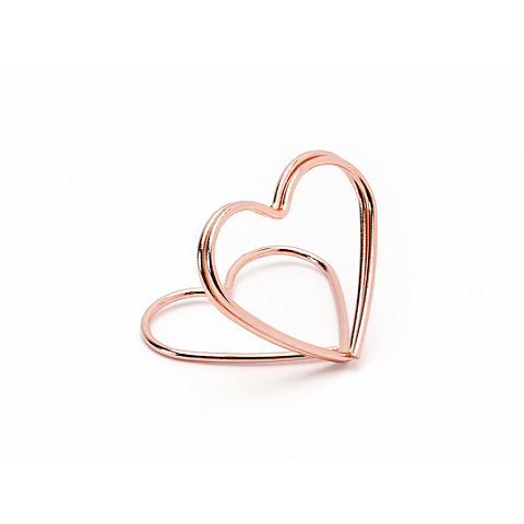 PartyDeco PCH1-019R-KARTON Visitenkartenhalter Roségold