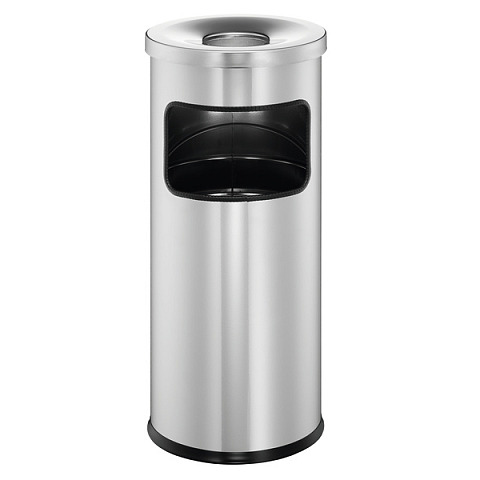 Durable Papierkorb mit Ascher Safe rund
