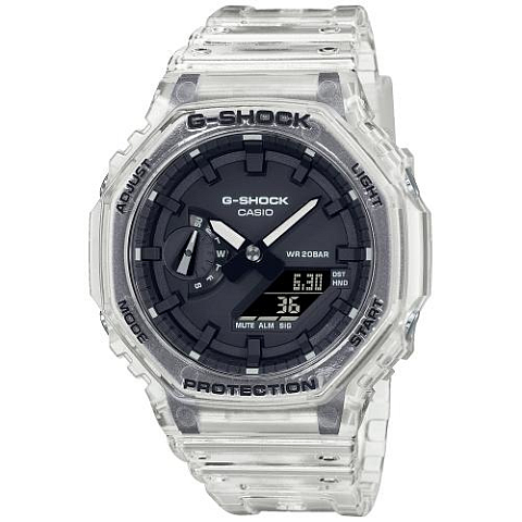 Casio G-Shock GA-2100SKE-7AER Uhr Armbanduhr Transparent