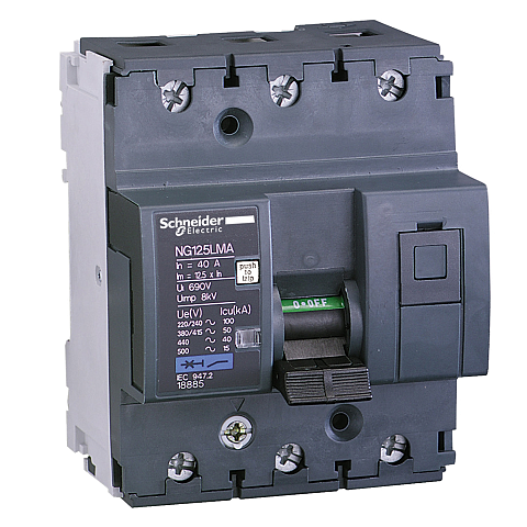 Schneider Electric Unica Acti9 Stromunterbrecher Miniatur-Leistungsschalter Typ AC 3