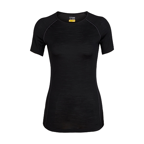Icebreaker 150 Zone T-Shirt Rundhals Kurzärmel Elastan, Lycra, Merino-Wolle