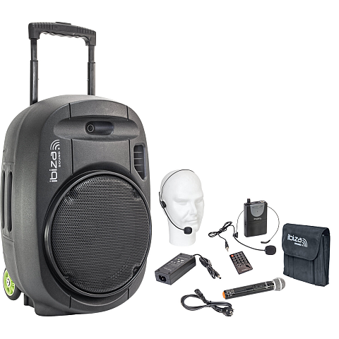 Ibiza Sound PORT12VHF-MKII Schwarz