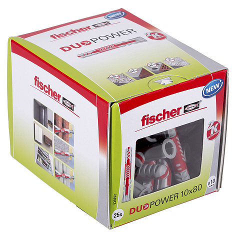Fischer DUOPOWER 10 x 80 25 Stück(e) 80 mm