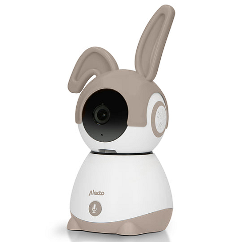Alecto SMARTBABY10BE Baby-Videoüberwachung 300 m WLAN Graubraun, Weiß