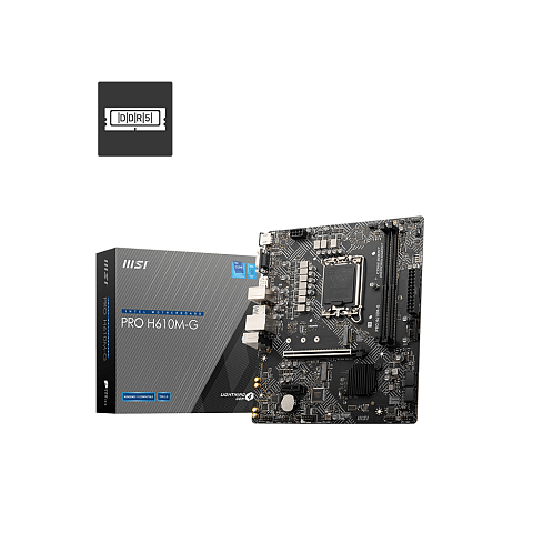 MSI PRO H610M-G Motherboard Intel H610 LGA 1700 micro ATX