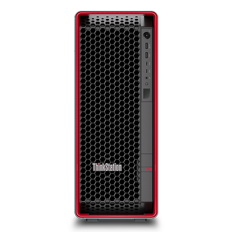 Lenovo ThinkStation P8 AMD Ryzen Threadripper PRO 7945WX 64 GB DDR5-SDRAM 1 TB SSD Windows 11 Pro Tower Arbeitsstation Schwarz