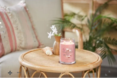 Yankee Candle 1629962E Wachskerze Zylinder Zitrus, Blumig, Vanille Pink 1 Stück(e)