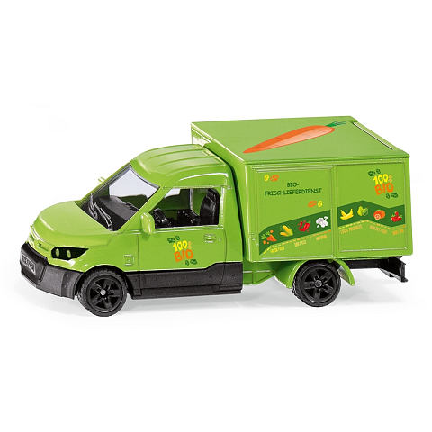 Siku Streetscooter Organic Fresh Delivery Service Rollermodell Vormontiert 1:50