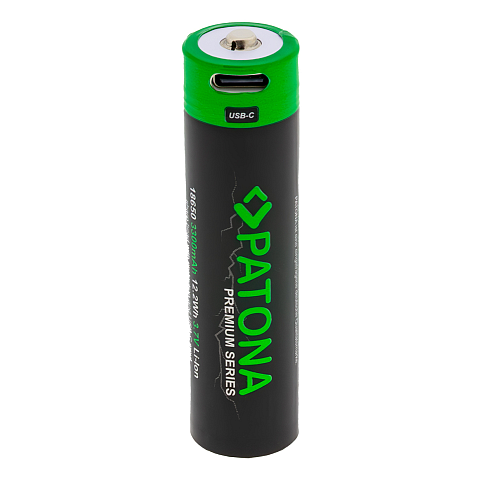 PATONA 6525 Haushaltsbatterie Wiederaufladbarer Akku 18650 Lithium-Ion (Li-Ion)