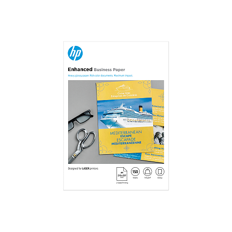 HP Professional Laser-Papier glänzend 150 g/m² - 150 Blatt/A4/210 x 297 mm