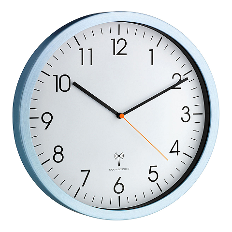 TFA-Dostmann 60.3517 Digitale Uhr Kreis Blau, Weiß