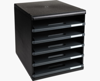 Exacompta 303714D Büro-Schubladenschrank Grau