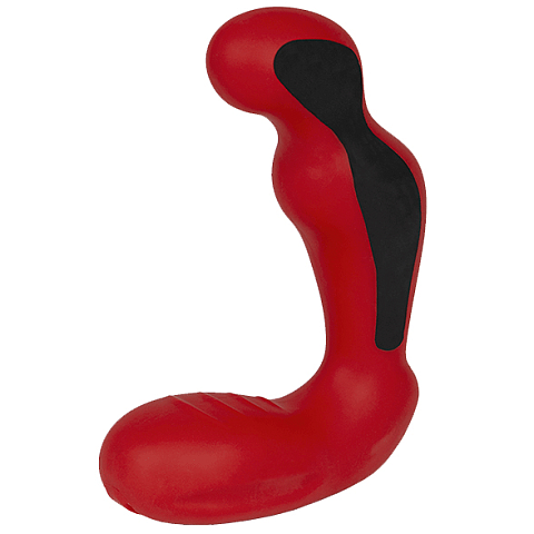 ElectraStim Silicone Fusion Habanero Electro Prostate Massager Fantasie-Dildo Analverkehr Schwarz, Rot Silikon 131 mm 4,1 cm