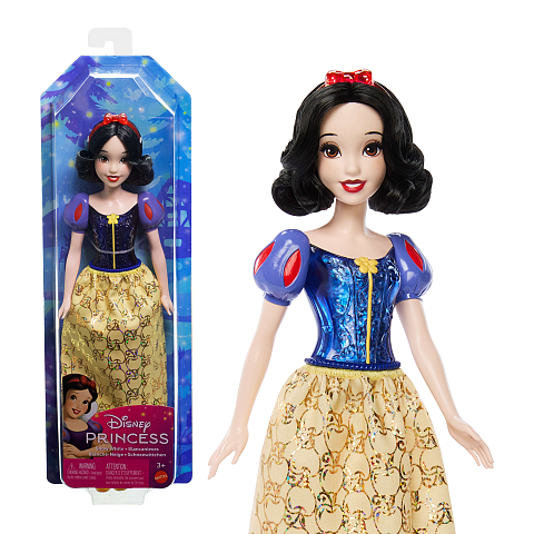 Disney Princess Disney Prinzessin-Spielzeug, Schneewittchen-Modepuppe mit Accessoires