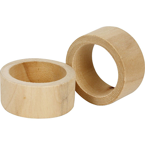 Creativ Company 564880 Serviettenring Holz 6