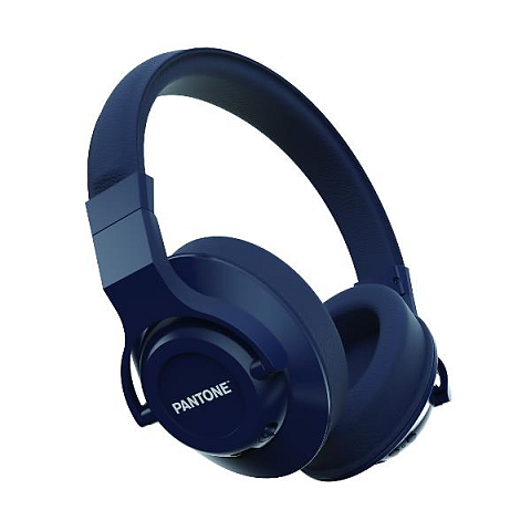 Pantone PT-WH005 Kopfhörer Verkabelt & Kabellos Kopfband Anrufe/Musik Bluetooth Blau