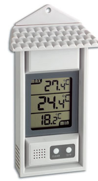 TFA-Dostmann 30.1039 Umgebungsthermometer Elektronisches Umgebungsthermometer Draußen Weiß