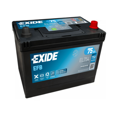 Exide EFB EL754 Fahrzeugbatterie EFB (Enhanced Flooded Battery) 75 Ah 12 V 750 A Auto