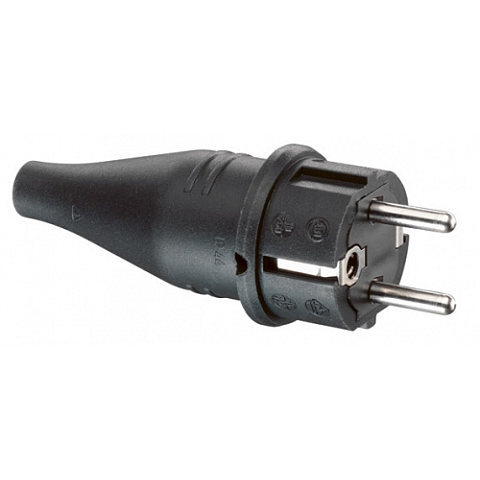 ABL SURSUM 1419190 Elektrischer Netzstecker Typ F Schwarz 2P