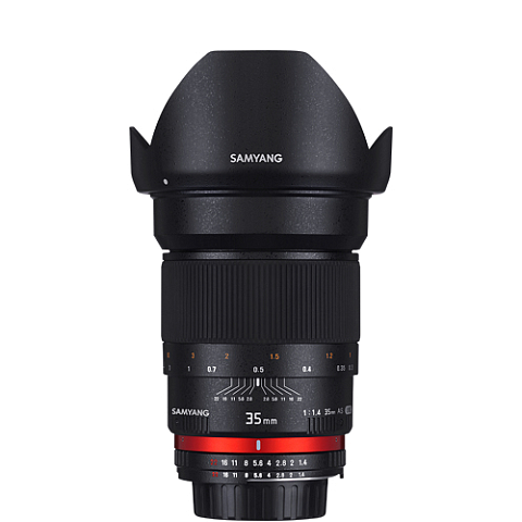 Samyang 35 mm f/1.4 AS UMC SLR Weitwinkelobjektiv Schwarz