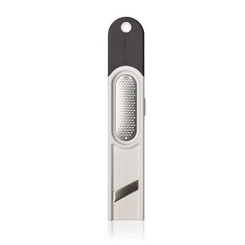 Microplane 48310 Flache Reibe Grau, Weiß