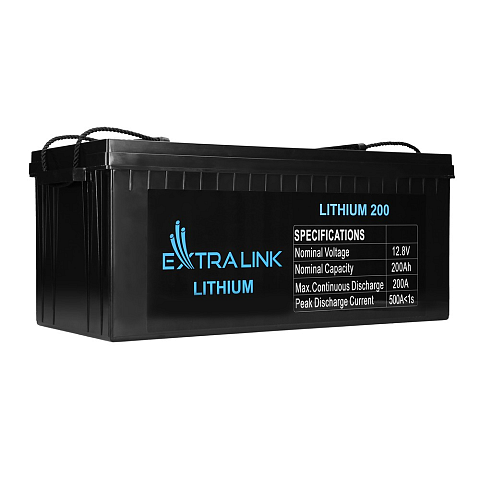 Extralink Akkumulator LiFePO4 200AH 12.8V, BMS
