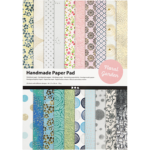 Creativ Company 21636 Kunstdruckpapier Kunstdruckpapierblock 20 Blätter