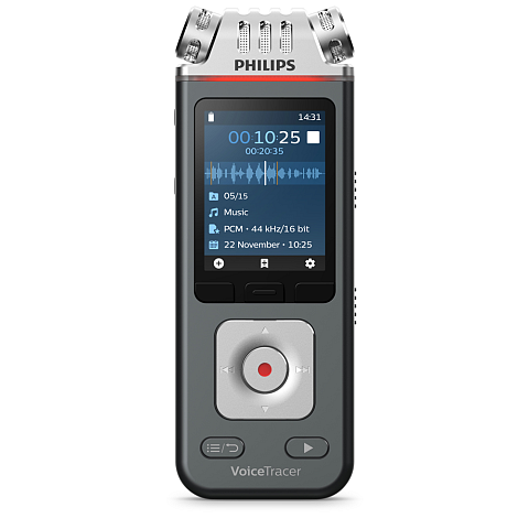Philips VoiceTracer Schwarz, Grau